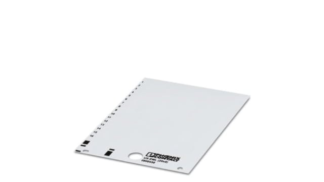 Phoenix Contact Panel Marker, 8 mm Length 0800458 White | 0800458