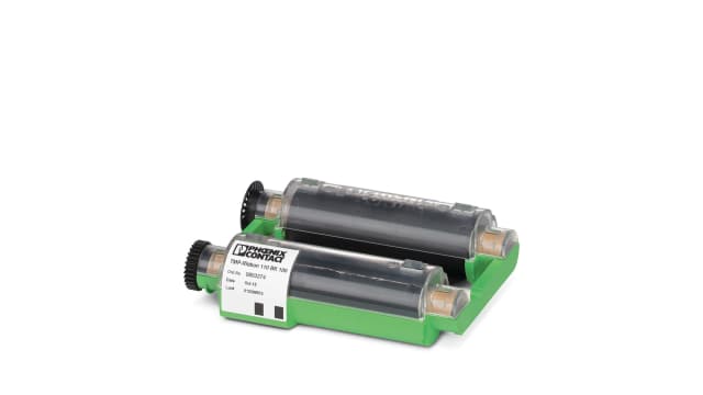Phoenix Contact 0803374 Black Label Printer Ribbon, 110 mm Width | 0803374