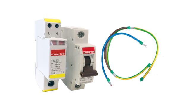 Contactum T2C RCD, 32A, Type C | T2C4011KIT