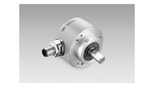 Baumer EAM580 Series Magnetic Absolute Encoder, Solid Type, 10mm Shaft | EAM580-SC0.7LC6.14180.A