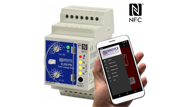 Broyce Control Earth Leakage Relay, 50 to 60 Hz Frequency, 1.5 mA to 1 A Leakage, SPNO, SPDT Output | ELR01PN 24-230V AC/DC