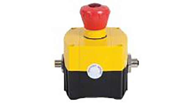 Allen Bradley 800F Series Twist Release Illuminated Emergency Stop Push Button, Surface Mount, 2NC + 1NO | 800F-1YMD52