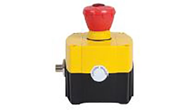 Allen Bradley 800F Series Twist Release Illuminated Emergency Stop Push Button, Surface Mount, 2NC + 1NO | 800F-1YMD81