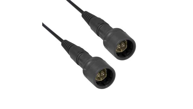 Bulgin OM1 Multimode Fibre Optic Cable, 125 μm Polyolefin, Orange, 10 m | PXF6054BAB