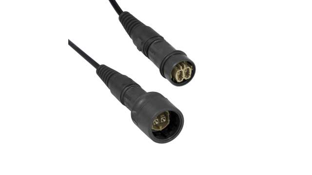 Bulgin OM1 Multimode Fibre Optic Cable, 125 μm Polyolefin, Orange, 10 m | PXF6055BAB