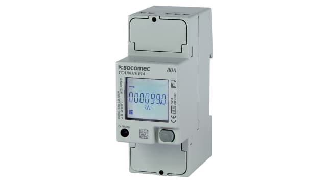Socomec 1 Phase LCD Backlight Energy Meter, Type Energy Meter | 48503060