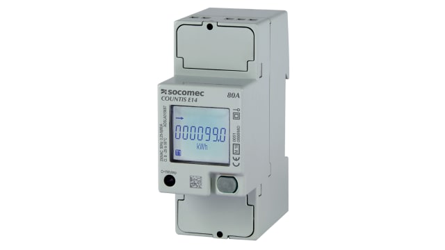 Socomec 1 Phase LCD Backlight Energy Meter, Type Energy Meter | 48503061