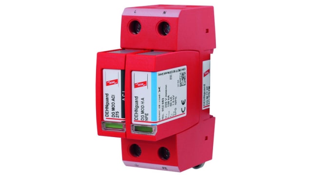 Dehn, DG M TT 2P ACI Surge Arrester 275V Maximum Voltage Rating Surge Arrester | DG M TT 2P ACI 275 FM
