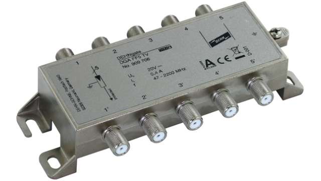 Dehn, DGA FF5 TV Surge Arrester 20V Maximum Voltage Rating 0.0004 kA Maximum Surge Current Surge Arrester | DGA FF5 TV