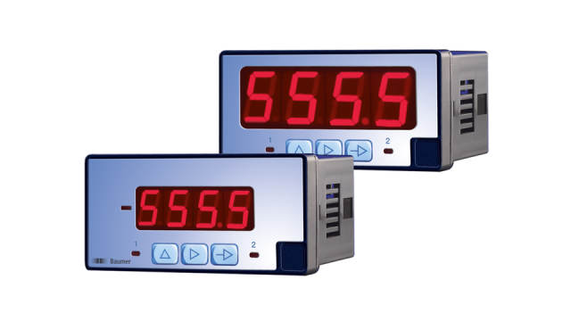 Baumer PA403 LED Digital Panel Multifunction Meter for Current, Voltage,  45 mm  x 92 mm | PA403.008AX01