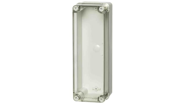 Fibox Piccolo Series Grey Transparent Lid Polycarbonate Enclosure, IP67, IP66, IK08 85 mm, 230 mm, 80 mm | PC F 85 T ENCLOSURE