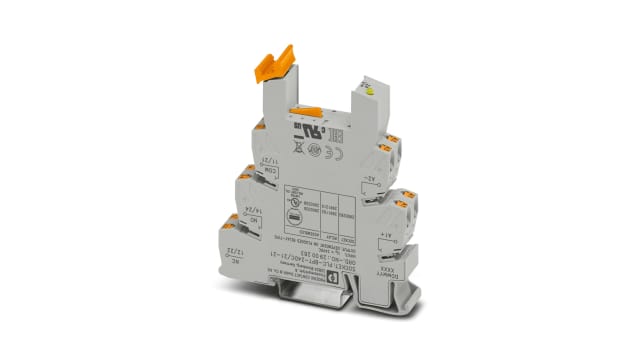 Phoenix Contact PLC-BPT- 24DC/21-21 2 Pin 24V dc DIN Rail Relay Base | 2900283