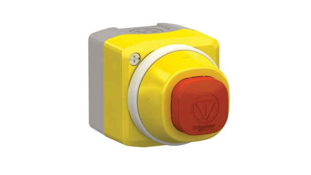 Schneider Electric XALK Series Twist Release Illuminated Emergency Stop Push Button, Surface Mount, SPDT | XALK84W3BE