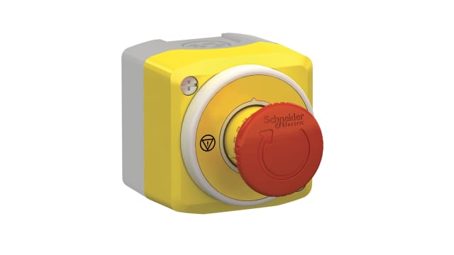 Schneider Electric XALK Series Twist Release Illuminated Emergency Stop Push Button, Surface Mount, SPDT | XALK178W3B140E