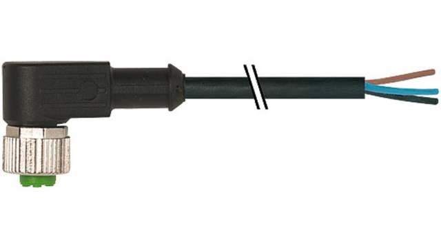 Murrelektronik Limited Female 3 way Right Angle to Unterminated Sensor Actuator Cable, 1.5 m | 7000-12321-6330150