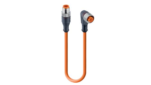 Lumberg Automation Male 4 way Straight to Female 4 way M12 Sensor Actuator Cable | 38216 RST 4-RKWT/LED P 4-251/5 M