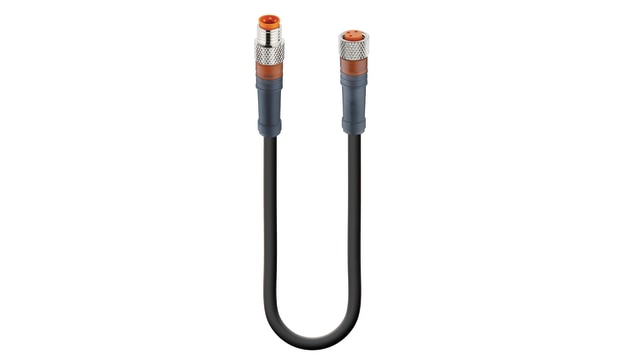 Lumberg Automation Male 3 way Straight to Female 3 way Straight Sensor Actuator Cable | 28948 RSMV 3-RKMV 3-224/5 M