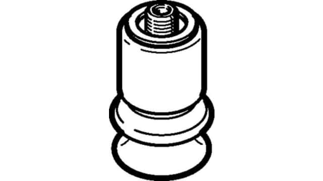 Festo 30 mm Round Polyurethane Suction Cup ESS-30-BU M6 | ESS-30-BU