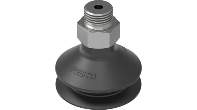 Festo 40 mm Bellow Nitrile Rubber (NBR) Suction Cup VASB-40-1/4-NBR 1/4 in G | VASB-40-1/4-NBR