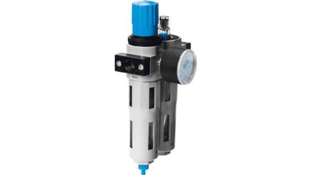 Festo 1/2 in G FRL, Automatic Drain, 40 μm Filtration Size - Yes | FRC-1/2-D-7-MIDI-A