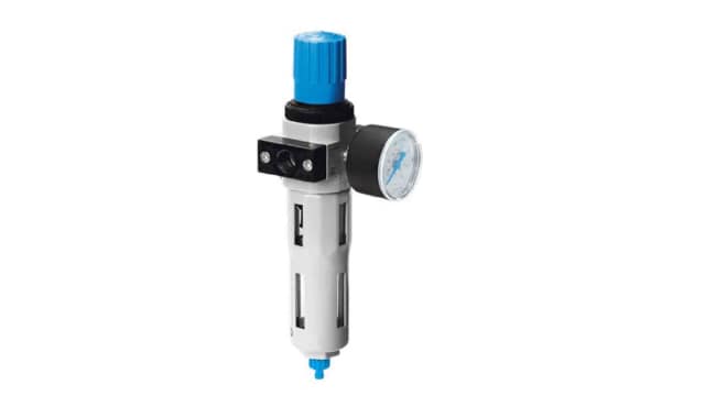 Festo LFR Filter Regulator, 40 μm, 1/2 in G, Manual, 16 bar, 159584 | LFR-1/2-D-MIDI