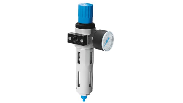 Festo LFR Filter Regulator, 5 μm, 3/8 in G, Automatic, 12 bar, 162728 | LFR-3/8-D-5M-MINI-A