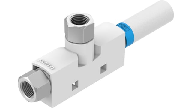 Festo Vacuum Generator, 1.4mm nozzle , 8bar 90L/min, VN series | VN-14-L-T4-PI4-VI5-RO2