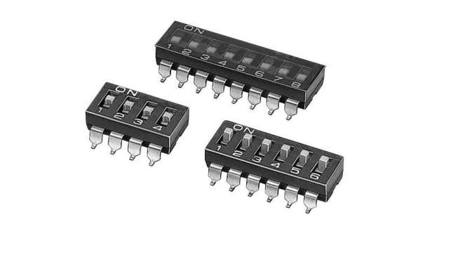 Omron Slide DIP Switch | A6S-4102-PH