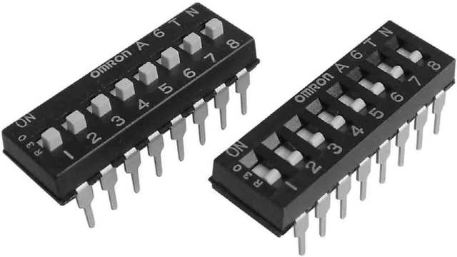 Omron Slide DIP Switch | A6TN-1104