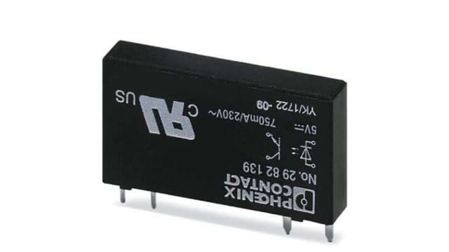 Phoenix Contact OPT- 5DC/230AC/ 1 Series Solid State Relay, 10 mA Load, DIN Rail Mount, 6 V dc Load | 2982139