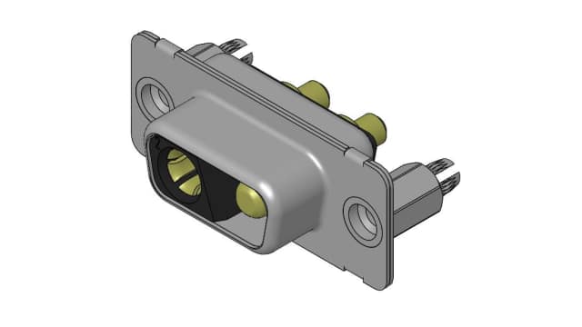 FCT from Molex 173107 2 Way Straight Screw D-Sub Connector Male/Female 6.86 mm Pitch, with 4 to 40 Screw Lock | F2W2SC-1410 / 1731071941