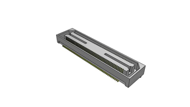 Samtec ASP Series Right Angle Surface PCB Socket, 100-Contact, 2 Row, 0.5 mm Pitch Solder | ASP-65067-01-K-TR