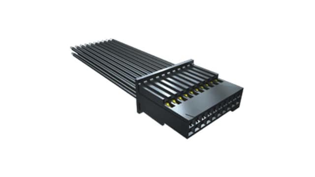 Samtec 14 Way Female Tiger Eye SFSD to 14 Way Female Wire to Board Cable, 355.6 mm | SFSD-07-28-G-14.00-DR-NDX