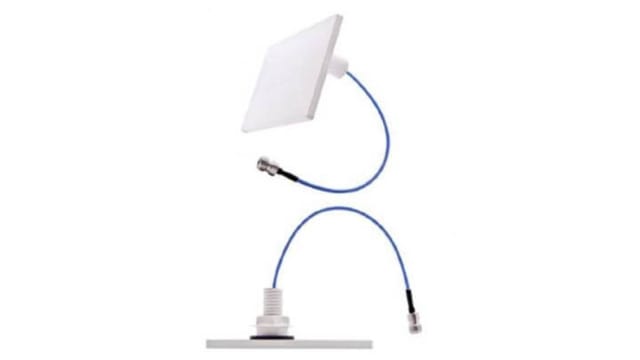 TE Connectivity CFS60383P-30D43F Square Multiband Antenna with 4.3- 10 Connector, 2G (GSM/GPRS), 3G (UTMS), 4G (LTE), | CFS60383P-30D43F