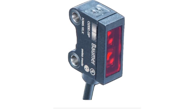 Baumer Retroreflective Photoelectric Sensor, Block Sensor, 0 → 800 mm Detection Range IO-LINK | O200.RL.T-GW1J.72NV/FIN1