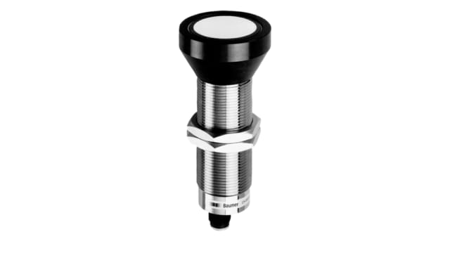 Baumer Ultrasonic Threaded Barrel Motion Sensor, M30, 2.5 m Detection 0-10 V, 15 → 30 V dc | UNAM 50U6121/S14