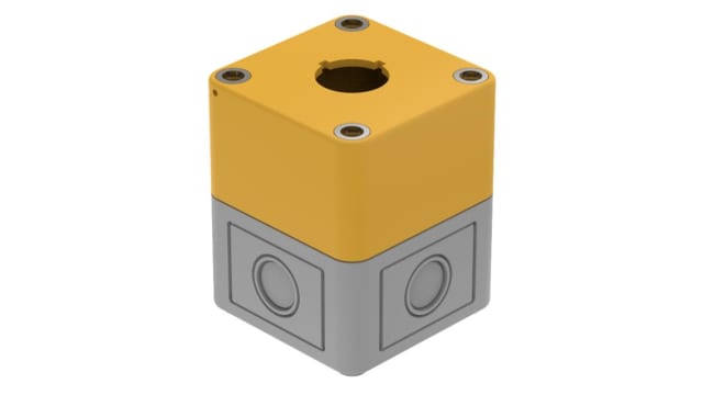 EAO Grey Plastic 4 Enclosure - 1 Hole 22.3 mm Diameter | 704.945.7