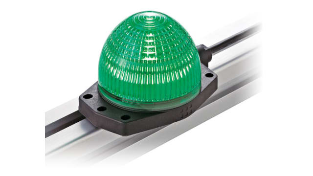 Idec, LH1D, Surface Mount Green, Red LED Indicator, IP67, Round, 24V | LH1D-D3HQ4C30RG
