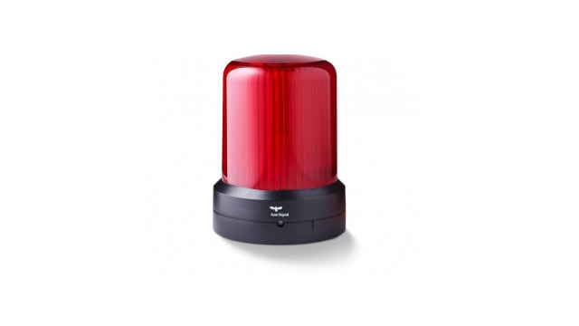 AUER Signal RDM Series Red Dimming, Flashing, Pulsating, Rotating, Steady, Strobe Beacon, 110-240 V ac, Base Mount, LED | 850512313RBL