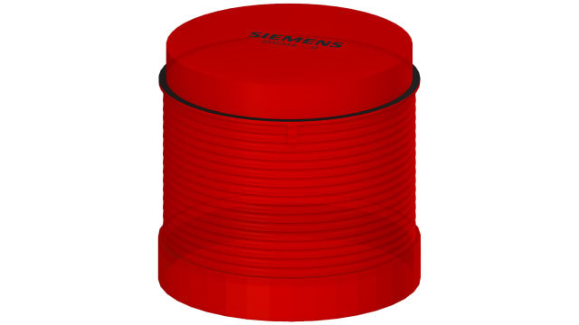 Siemens 8WD44 Series Red Rotating Effect Beacon Unit, 24 V, LED Bulb, AC/DC | 8WD4420-5DB