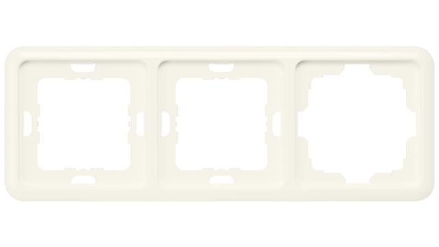 Siemens Silver 3 Gang Frame | 5TG1764