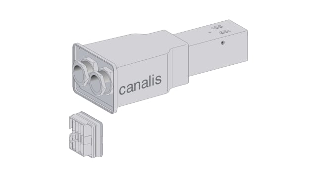 Schneider Electric Busbar Feed Unit with Without Protection, Canalis KBB Series | KBB40ABG44T2W