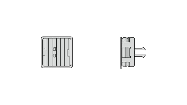Schneider Electric Busbar Trunking End Cover, Canalis KBB Series | KBB40AF