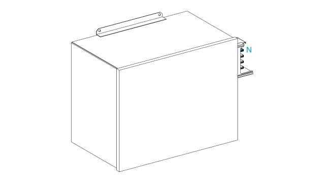 Schneider Electric Busbar End Feed Unit with Without Protection, Canalis KS Series | KSA1000ABG4