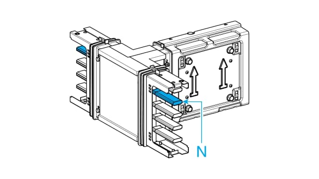 Schneider Electric Tee Elbow Busbar Trunking, 250 A, Canalis KS Series | KSA250DTC40