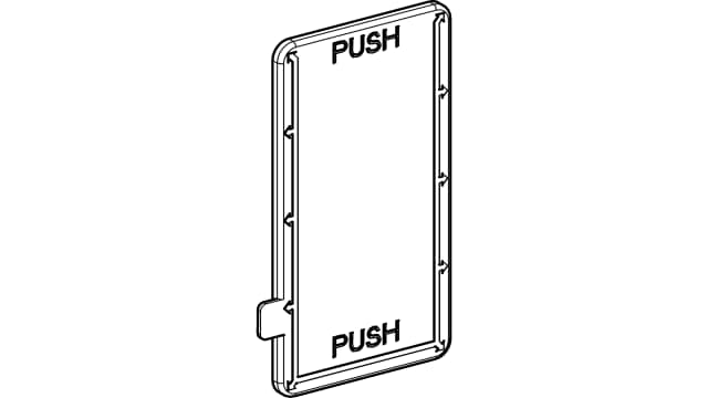 Schneider Electric Transparent Blanking Plate | KSB1000ZB1