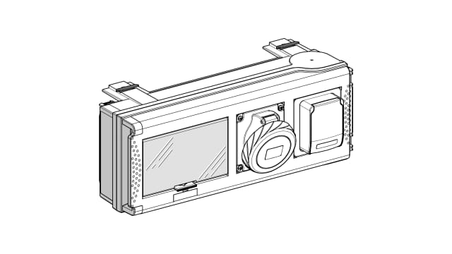 Schneider Electric Busbar Tap-Off Unit with Without Protection, Canalis KS Series | KSB32CP11D