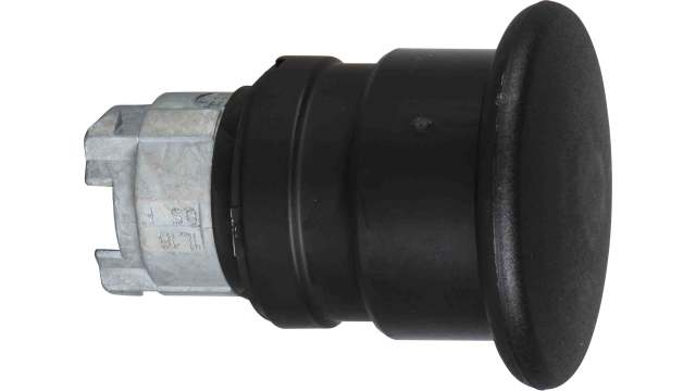 Schneider Electric ZB4 Series Black Spring Return Push Button Head, 22 mm Cutout, IP66, IP67, IP69K | ZB4BC27