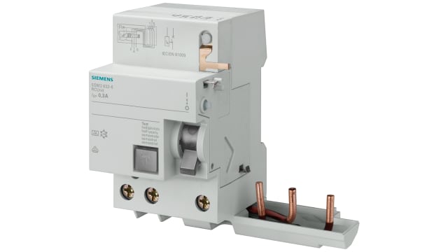 Siemens 5SM2 RCCB, 63A, 2 Pole, Type F | 5SM2335-6