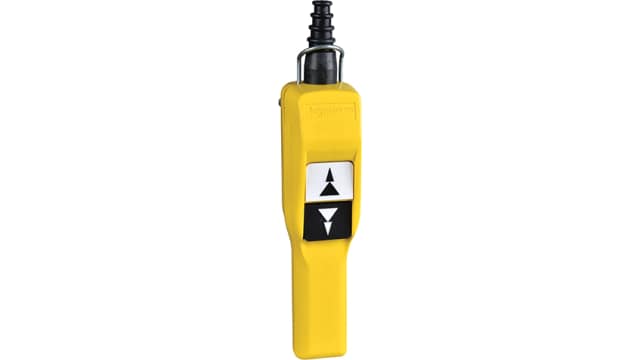 Schneider Electric 2 NO Push Button Pendant Station Yellow Polypropylene | XACA207
